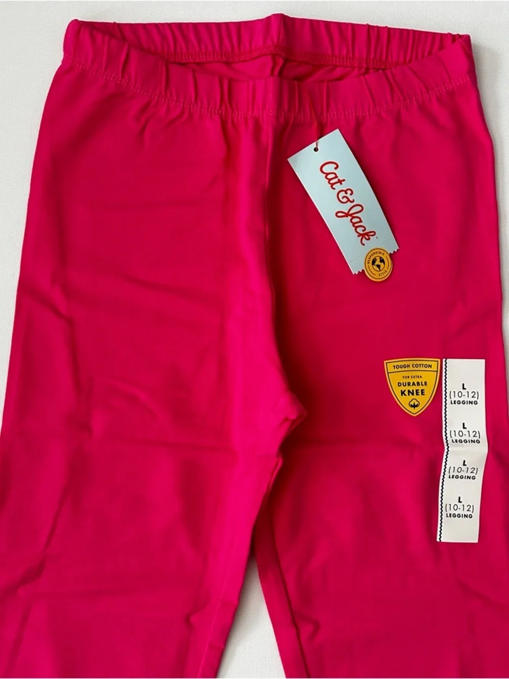 Cat & Jack Hot Pink Girls' Leggings Size L (10-12)